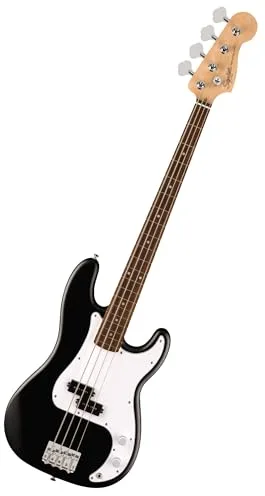Fender Squier Debut Series Precision Bass Guitarra Bajo, Guitarra para Principiantes, con 2 Años de Garantía, Negro