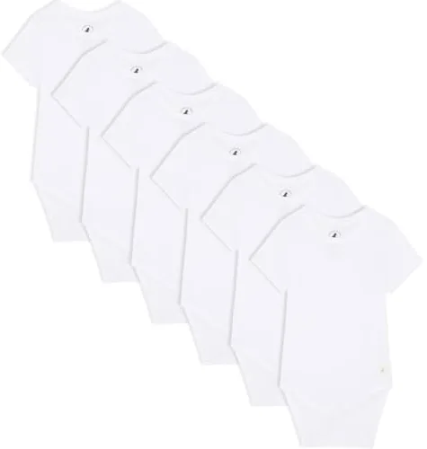 Bramble & Bear Body Bebé Manga Corta Pack de 3/6 - Body Bebé Unisex de Algodón Orgánico para Bebés de 0 a 3 años