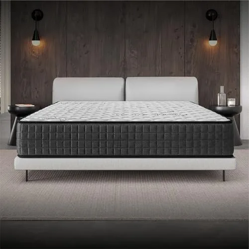COSMOS - Colchón Viscoelástico 180x200 cm - Altura 30 cm - Gamma - Espuma HR y Blue Latex - Firme, Transpirable, Hipoalergénico, Ergonómico - Cara Invierno Verano, 7 Zonas Confort