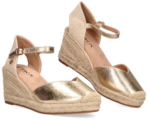 Esparteña valenciana alpargata ETIKA 20010 oro