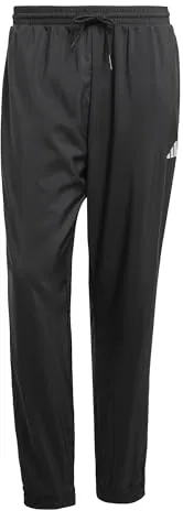 adidas Uomo Essentials Small Logo Stanford Pant Elasticated, Black/White, M