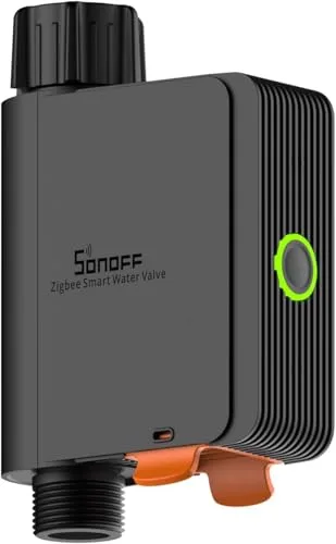 SONOFF Programador Riego Automatico, Temporizador Riego pour Jardín, Riego Programado y Racionado，Mando a Distancia，Fácil Instalación，Requiere Zigbee 3.0 Hub,Compatible con Alexa, Google Home