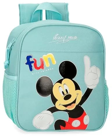Disney Mickey Fun With Friends Equipaje- Bolsa de mensajero, Unisex niños, Friends, Talla única