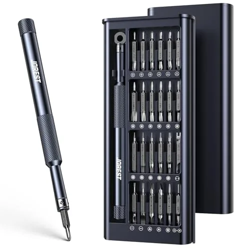 JOREST 52 EN 1 Juego de Destornilladores Precision, Kit de Herramientas Portátil con Torx T3 T4 T5 T6 T7 T8 T9 T10, Triwing Y00, P2/P5, etc, para Macbook, Switch, PS4, PS5, Xbox, PC, Laptop, Gafas