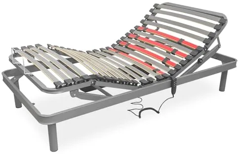 amuéblate online - Cama Eléctrica Articulada Flexipro con 5 Planos y Estructura Reforzada - Ergonómica, Fiable y Silenciosa, Motor Alemán, 105 x 190