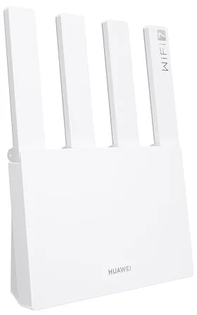 HUAWEI WiFi BE3, Router de Wi-Fi 7 de Doble Banda BE3600, Velocidades ultrarrápidas, Puerto Ethernet 2.5G, EasySetting, Diagnóstico Visual de Wi-Fi, Control Parental, HomeSec