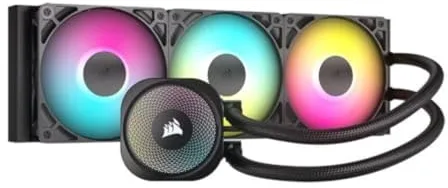 CORSAIR Nautilus 360 RS ARGB Refrigeración Líquida de CPU – 360mm AIO – Conexión Directa a la Placa Base – Intel LGA 1851/1700, AMD AM5/AM4 – 3X RS120 ARGB Ventiladores Incluidos – Negro