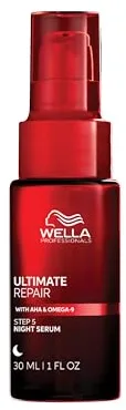 Wella Professionals ULTIMATE REPAIR Sérum de Noche - Tratamiento Sin Aclarado Ligero para Cabello Dañado - Control del Frizz - Acción 8h - Repara, Hidrata y Protege Todo Tipo de Cabello, 30 ml