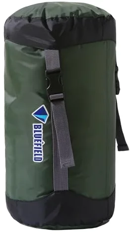 TRIWONDER Bolsa de Compresión Ligera Funda de Compresión para Saco de Dormir Impermeable y Ultraligero Ahorrar Espacio para Camping Senderismo Viajes Mochilero (Verde Oscuro, S)