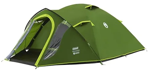 Coleman Tienda Darwin 4 Plus BlackOut | Tienda de campaña compacta para 4 personas | Dormitorio oscuro especial | Tienda ligera para camping, festivales y senderismo | 4500 mm impermeable | 4 personas