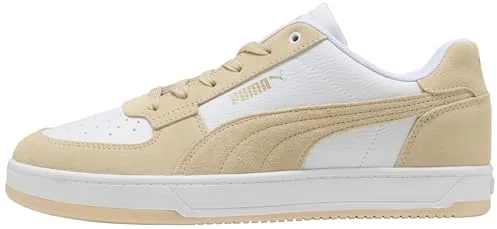 Puma Caven 2.0 Mono - Tenis Unisex, Puma Lona Blanca Puma Gold, 42 EU