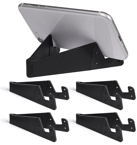 Kronwahl 5 Soportes Universales para Móvil, Soporte Plegable y Flexible para Smartphones y Tabletas, Soporte de Mesa Ideal para el Hogar, Oficina y Viajes