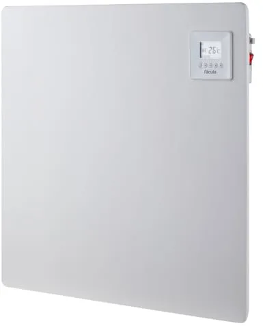 Fácula - Panel Cerámico Programable 425w | Programación diaria/semanal | Función Ventanas Abiertas | Pintable