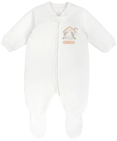 Chicco, Pijama para Bebé de Tejido Suave y Cálido con Cómoda Abertura Fronta, Adecuado para el Invierno, Ropa de Bebé para Niño y Niña de 0-24 Meses, Designed in Italy