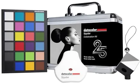 Datacolor Spyder Celebration Kit: Spyder, Cube y Checkr 24 - Kit de Herramientas de Color para fotografía - De Captura a visualización - Gestión Completa del Color para fotografía