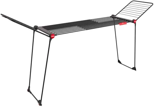 Vileda Infinity Flex Ultimate | Tendedero telescópico Extensible | Gran Capacidad para Ropa | Estructura Extra Estable | Menos Marcas con Tubos XXL | Alas Altas