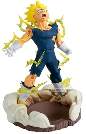 Banpresto Figura de Accion Majin Vegeta Dragon Ball Z - History Box 14 cm - Multicolor BP29199P - Figura Coleccionable - Óptimo para los fanaticos del Anime