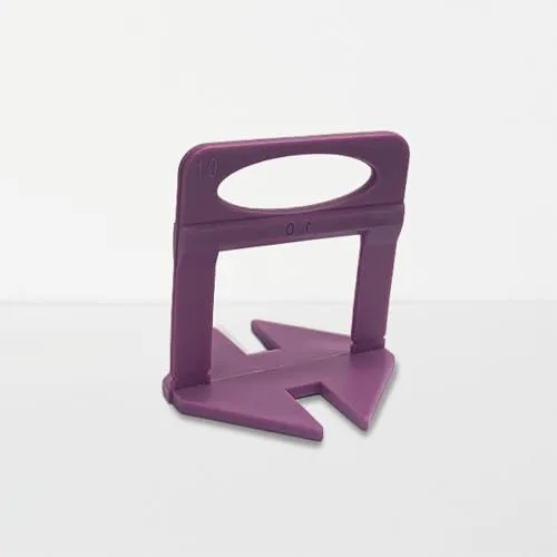 NIVELPRO Clips niveladores de azulejos de 1mm, Pack de 250uds, Espaciadores de azulejos, Sistema de nivelación de azulejos (Clips 1mm, 250 uds)