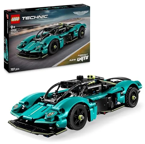 LEGO Technic Aston Martin Valkyrie - Maqueta de Coche de Juguete con Motor V12 y Puertas de Alas de Gaviota Que Se Abren - Coches de Colección - Regalo para Niños y Niñas de 9+ Años 42208