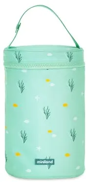 Miniland - Bolsa Isotérmica para Termos y Biberones Thermibag Double, Bolsa de Transporte con Asa, para 2 Termos o Biberones de 500 ml | Ocean