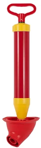 ZYEKIU Desatascadorde Tuberíascon Aire Comprimido, Cabezas Pistón Lavabo, Desatascador Embolo Inodoro Alta PresiTuberias Vacío Succión Desagüe Potente Airedesatascador sa Presion Desatascador (Rojo)