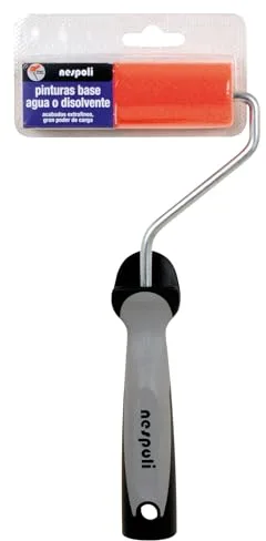 Nespoli Rodillo de Pintura Espuma Magic Finish 11 cm | Acabado Extra Fino y Uniforme | Para Pinturas al Agua, Esmaltes y Barnices | Apto para Madera, Metal y Paredes | Rodillo Profesional Multiusos
