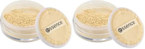 Esence Banana - Polvo suelto, amarillo, mate, mate, vegano, sin perfume, sin alcohol, 1 unidad (6 g) (Paquete de 2)