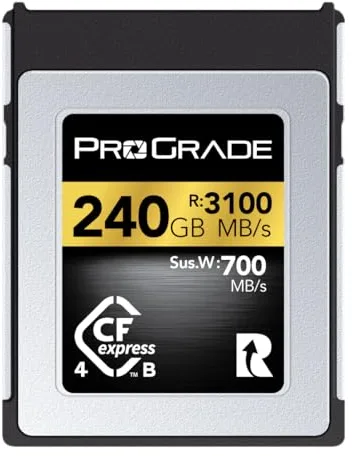 Tarjeta de Memoria ProGrade Digital 240GB CFexpress 4.0 Tip B (Oro)