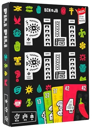 PILI PILI – Juego de Mesa Rápido y Estratégico | para Familia y Amigos – 2 a 8 Jugadores – Ganador del Gran Premio del Juguete 2025 - Regalo Original