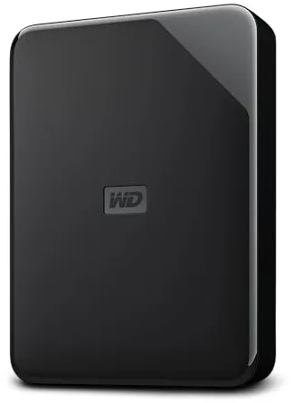 WD 4TB Elements Ae, Disco Duro Externo Portátil, USB SuperSpeed 3.2 Gen 1/USB 3.0, Ampliación de Almacenamiento para conectar y Usar, Formateado para Windows, Negro