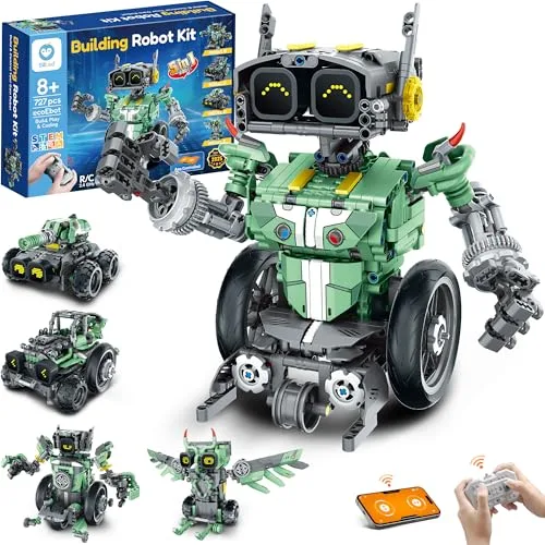 Sillbird Technic Robot para Niños, Juego Robótico Programable 5 en 1 con App y Control Remoto, Regalo Cumpleaños y Navidad para Niños De 8 9 10 11 12+ Años (727 Piezas)