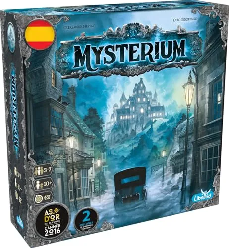 Asmodee Mysterium, Juego de Mesa Premiado de Misterio y Cooperativo, A Partir de 10 Años, De 2 a 7 Jugadores, 42 Minutos por Partida, En Español y Portugués
