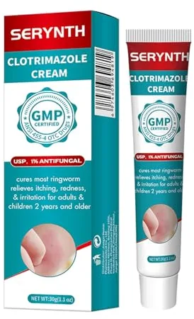 Crema Antifúngica 30g, Para Aliviar la piel Jock Picazón, Eczema, Tratamiento Eficaz del Pies del Atleta, Calma la Picazón, Crema para Aliviar el Picor Cutáneo en Adultos