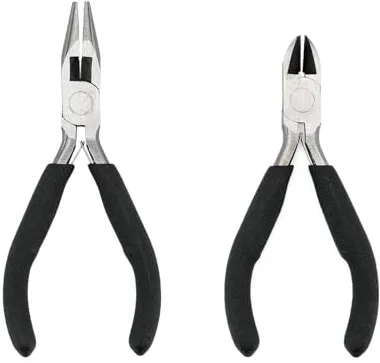 Vaessen Creative Alicates de Corte para Alambre - Juego de 2 uds - para la Encuadernadora Bind Easy - para Encuadernación, Joyería, Maquetas, Manualidades & Modelismo - Ergonómicos