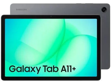 Samsung Galaxy Tab A11+ 256GB, Tableta con IA, Pantalla de 11" con 90 Hz, 8GB de Memoria, Altavoces Cuádruples Dolby, Garantía del Fabricante 3 Años + 1 Año Extra, Gris (Versión Española)