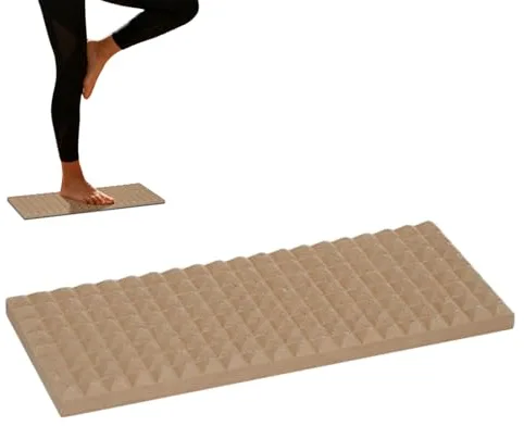 Tabla para principiantes de yoga, compacta después del entrenamiento, tapete de meditación Yoag para sala de estar, hogar, dormitorio, apartamento pequeño, gimnasio, estudio, adultos, adolescentes