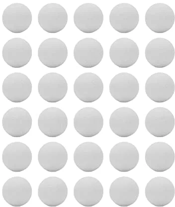 Cygmophing 30 pelotas de golf de espuma EVA de 21,5 mm, pelotas de golf de práctica de espuma para entrenamiento en interiores y exteriores (Blanca)