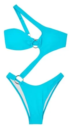 Faja Modeladora Mujer Bañador Mujer Push Up Traje de Baño para Bikini Traje de Baño para Playa Color Sólido Bañador Push Up (B M)