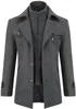 Abrigo trench hombre