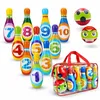 Juego bolos madera infantil