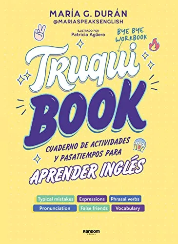 Truquibook / Trickbook: Cuaderno de actividades y pasatiempos para aprender inglés (phrasal verbs, false friends, expressions, crosswords and much more!) (Idiomas)
