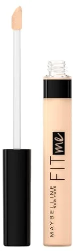 Maybelline New York, Corrector de Ojeras e Imperfecciones Fit Me, Todo Tipo de Pieles, 10 Light, 6.8 ml