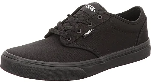 Vans Atwood Canvas, Zapatillas, Unisex Niños, Negro (Black Black 186), 32.5 EU