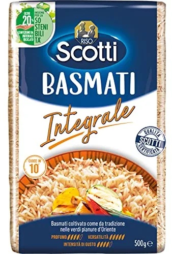 Riso Scotti Arroz basati integral listo en 10 minutos, 500 g