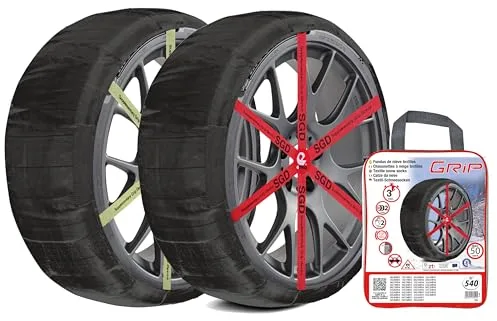 RD9 - Grip - Cadenas de nieve textiles Talla Nº 540