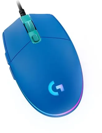 Logitech G G203 LIGHTSYNC Ratón Gaming con Iluminación RGB Personalizable, 6 Botones Programables, Captor 8K para Gaming, Seguimiento de hasta 8,000 dpi, Ultra-Ligero - Azul