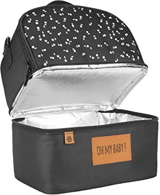 Badabulle Pick & Go Bolsa de Almuerzo Isotérmica Multibolsillos Impermeable 5L