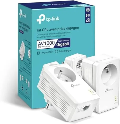 Kit CPL TP LINK TL PA7017P AV1000 Gigabit Blanc