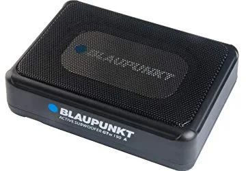 Blaupunkt GTw 190 A | Subwoofer Activo de 150 W de Potencia máxima, Compacto, subwoofer bajo el Suelo