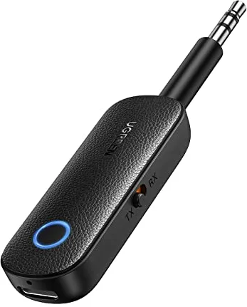 UGREEN Transmisor Receptor Bluetooth 5.4 Adaptador 2 en 1 Emisor Audio Jack 3,5mm para TV PC Coche Amplificador